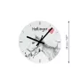 Haflinger - Wanduhr mit Pferd, Uhr mit Druck für das Regal, personalisierte Hausdekoration der Marke Art-Dog