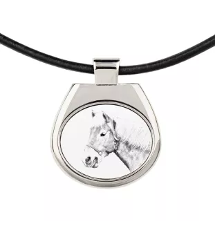 Haflinger Fohlen - Halskette mit Pferd, personalisierter Anhänger mit Foto, einzigartige Halskette für Frauen und Männer von der Marke Art-Dog