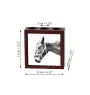Hanovrien - porte-stylo avec un cheval, organiseur de bureau avec impression, décoration de bureau personnalisée de la marque Art-Dog