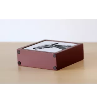 Hannoveraner - Stifthalter mit Pferd, Schreibtischorganizer mit Aufdruck, personalisierte Schreibtischdekoration der Marke Art-Dog