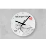 Haflinger Fohlen - Wanduhr mit Pferd, Uhr mit Druck für das Regal, personalisierte Hausdekoration der Marke Art-Dog