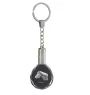 Haflinger - pendant with a picture of a horse, crystal key ring in a gift box, unique gift by Art-Dog brand