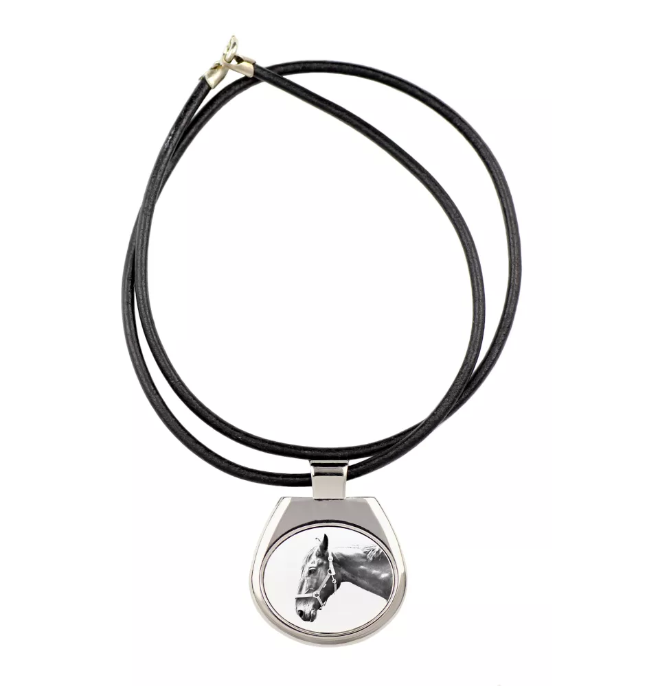 Hanovrien - collier avec un cheval, pendentif personnalisé avec une photo, un collier unique pour femmes et hommes de la marque Art-Dog