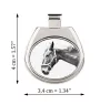 Hanoverian - horse necklace, personalized pendant with a photo, unique necklace for women and men by Art-Dog brand