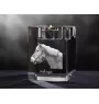 Haflinger świecznik kryształowy z koniem Art-Dog