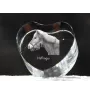 Haflinger - a photo of a horse in crystal, a crystal heart, a unique frame with a photo from the Art-Dog brand