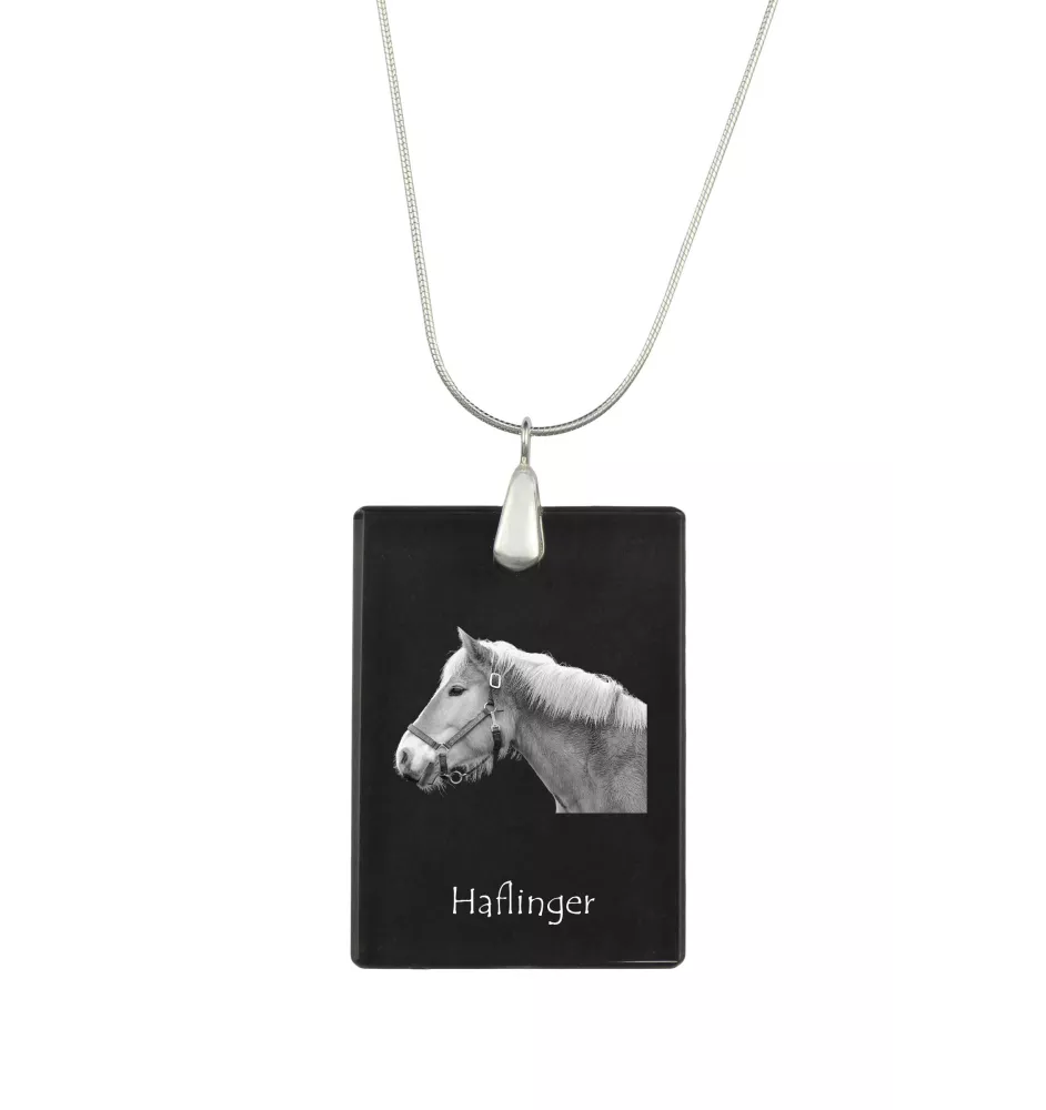 Haflinger naszyjnik kryształowy z koniem Art-Dog