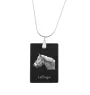 Haflinger - Crystal pendant with horse, silver necklace with photo, personalised pendant by Art-Dog brand