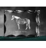 Haflinger źrebię ramka kryształowe z koniem Art-Dog