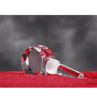 Haflinger - Crystal bottle stopper with horse, unique wine stopper with photo, personalised gift for sommelier by Art-Dog brand