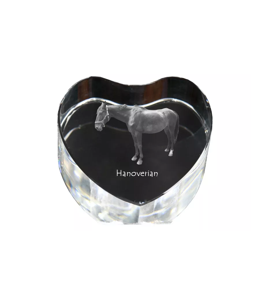Hanowerski serce kryształowe z koniem Art-Dog