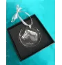 Haflinger - crystal bauble with a photo, horse photo in crystal, personalized Christmas tree ornament by Art-Dog brand