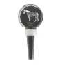 Haflinger Fohlen - Crystal bottle stopper with horse, unique wine stopper with photo, personalised gift for sommelier by Art-Dog brand