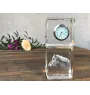 Haflinger zegar kryształowy z koniem Art-Dog