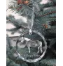 Haflinger Fohlen - crystal bauble with a photo, horse photo in crystal, personalized Christmas tree ornament by Art-Dog brand