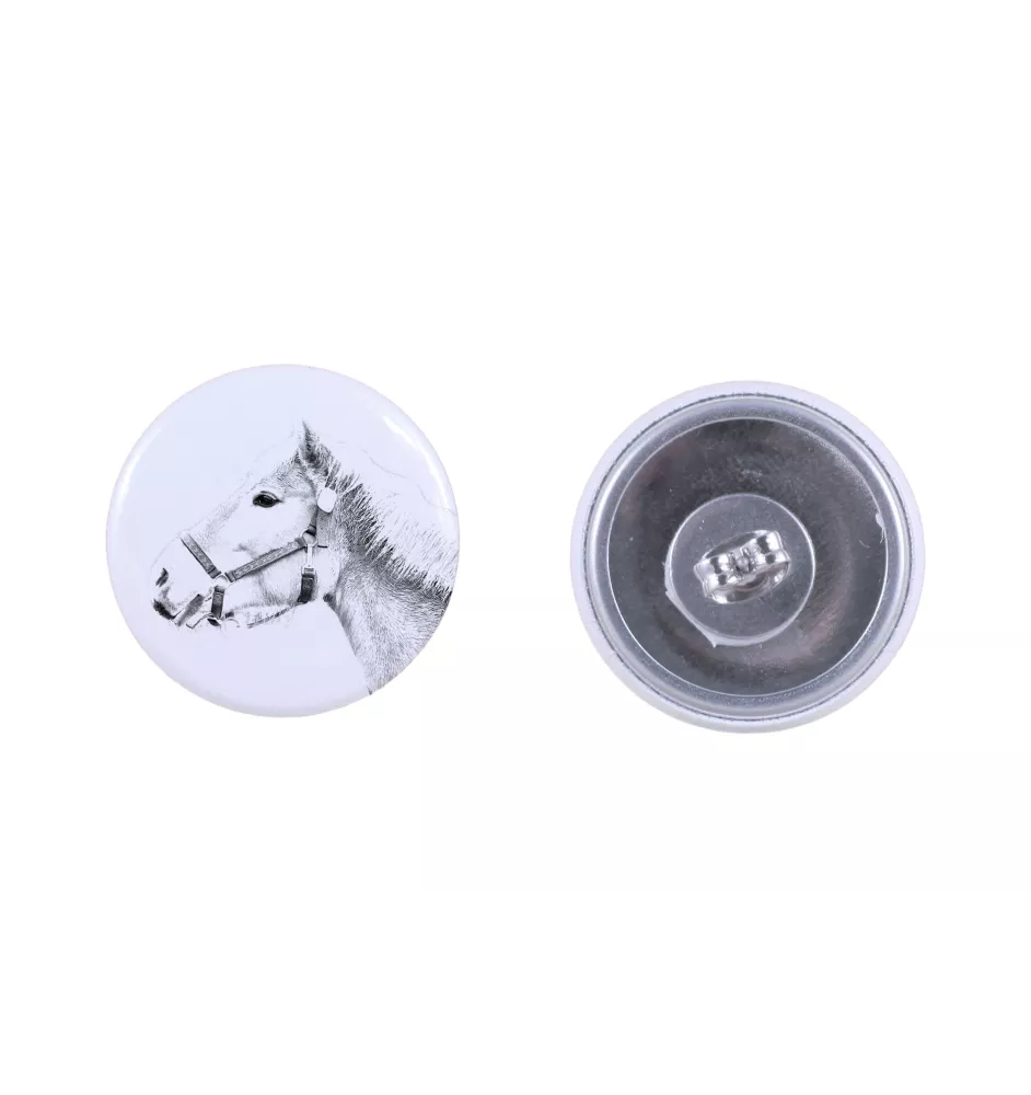 Haflinger kolczyki z koniem mały Art-Dog