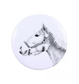 Haflinger - Magnet mit Pferd, ein einzigartiges Abdruck des Pferdes der Marke Art-Dog
