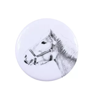 Haflinger - collector's ring with a horse portrait, handmade product, Art-Dog brand