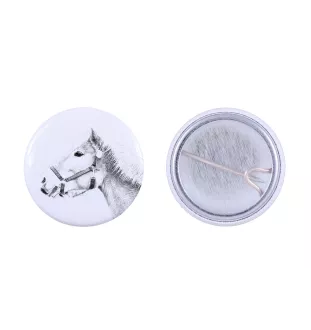 Haflinger - Hemdverzierung, Taschenanstecker, das perfekte Geschenk mit der Möglichkeit, Ihr eigenes Markenlogo hinzuzufügen.