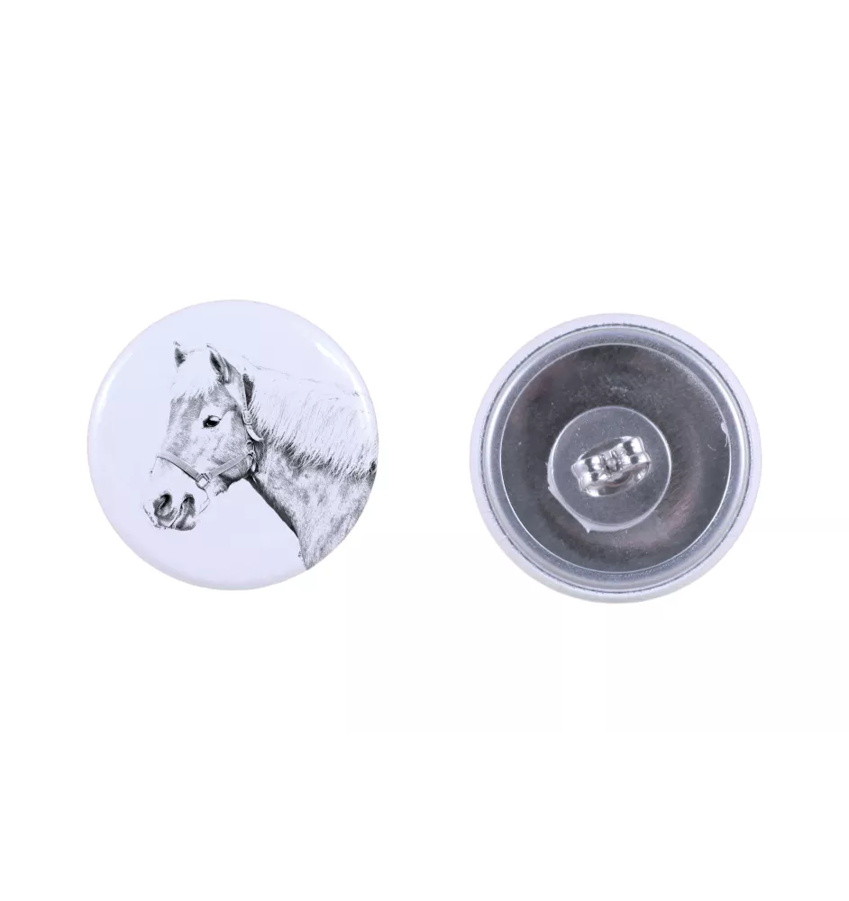 Haflinger Fohlen - earrings your photo, handmade, jewelry handcrafted by Art-Dog brand