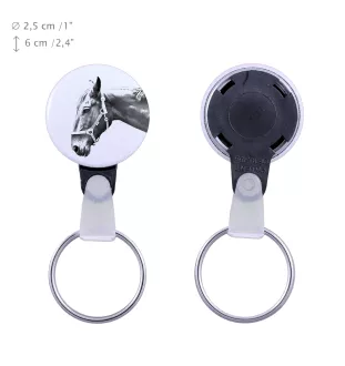 Hannoveraner - ein einzigartiger Schlüsselanhänger mit einem Pferdebild, handgefertigtes Produkt, leicht und handlich, Anhänger der Marke Art-Dog