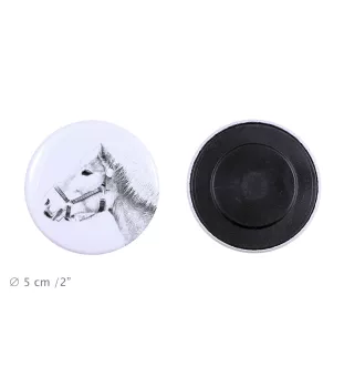 Haflinger - aimant avec cheval, empreinte exceptionnelle de cheval de la marque Art-Dog