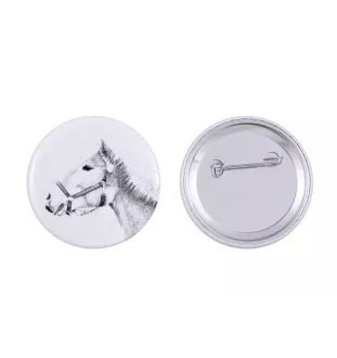 Haflinger - Magnet mit Pferd, ein einzigartiges Abdruck des Pferdes der Marke Art-Dog