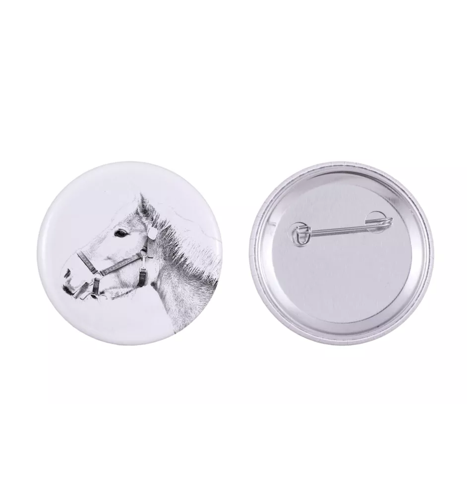 Haflinger - magnet with a horse, a unique imprint of the Art-Dog horse brand