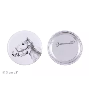 Haflinger - aimant avec cheval, empreinte exceptionnelle de cheval de la marque Art-Dog