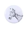 Haflinger Fohlen - Bague de collection avec l'image d'un cheval, produit fait à la main, marque Art-Dog