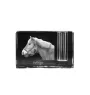 Haflinger - Porte-stylos, organiseur en cristal avec image d'un cheval, décoration de bureau unique par la marque Art-Dog