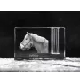 Haflinger - Porte-stylos, organiseur en cristal avec image d'un cheval, décoration de bureau unique par la marque Art-Dog