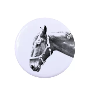 Hanovrien - Bague de collection avec l'image d'un cheval, produit fait à la main, marque Art-Dog