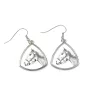 Haflinger - boucles d'oreilles avec un cheval, boucles d'oreilles pendantes avec une image, bijoux personnalisés avec l'impression de la marque Art-Dog
