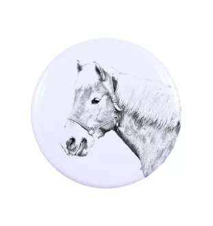 Haflinger Fohlen - aimant avec cheval, empreinte exceptionnelle de cheval de la marque Art-Dog