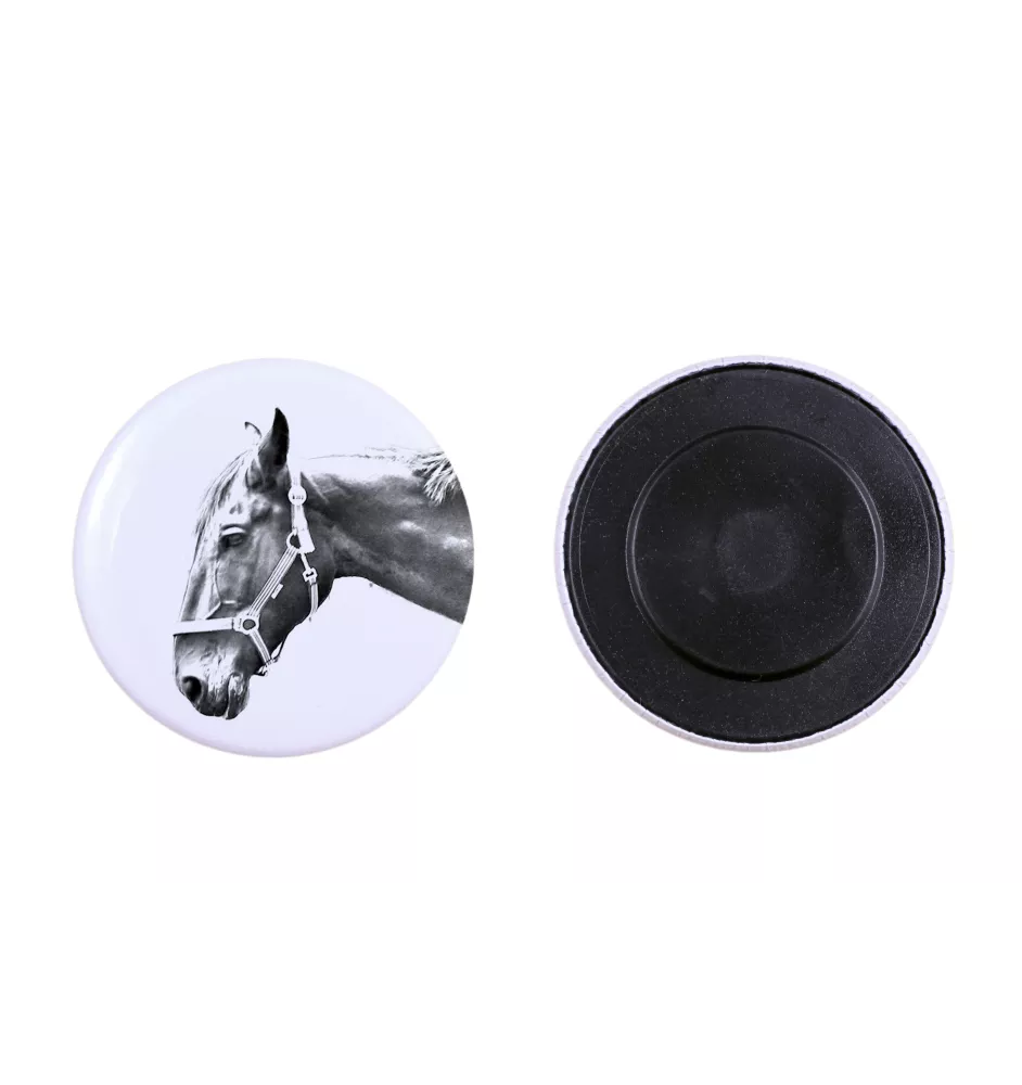 Hanoverian - magnet with a horse, a unique imprint of the Art-Dog horse brand