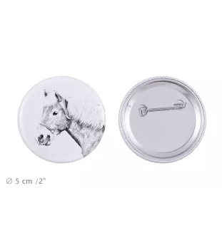 Haflinger Fohlen - Magnet mit Pferd, ein einzigartiges Abdruck des Pferdes der Marke Art-Dog