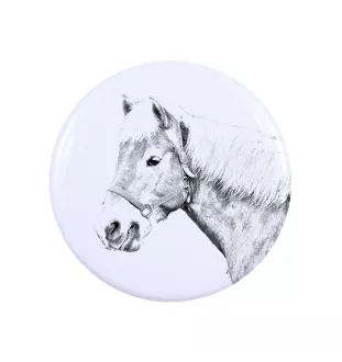 Haflinger Fohlen - aimant avec cheval, empreinte exceptionnelle de cheval de la marque Art-Dog