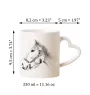 Haflinger - Tasse mit Hund, entzückende Tasse mit herzförmigem Henkel, universelles Geschenk der Marke Art-Dog