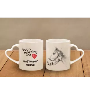 Haflinger kubek z koniem good morning serce Art-Dog