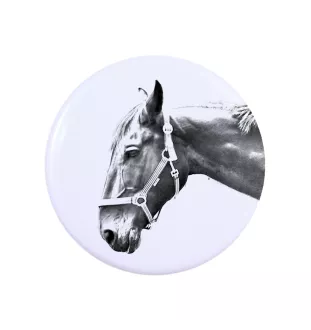 Hanovrien - aimant avec cheval, empreinte exceptionnelle de cheval de la marque Art-Dog