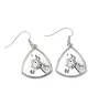 Haflinger Fohlen - earrings with a horse, hanging earrings with a picture, personalized jewelry with Art-Dog brand print
