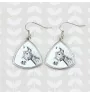 Haflinger Fohlen - earrings with a horse, hanging earrings with a picture, personalized jewelry with Art-Dog brand print