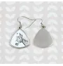 Haflinger Fohlen - earrings with a horse, hanging earrings with a picture, personalized jewelry with Art-Dog brand print