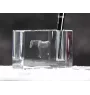 Hanovrien - Porte-stylos, organiseur en cristal avec image d'un cheval, décoration de bureau unique par la marque Art-Dog