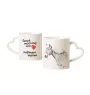 Haflinger Fohlen - Tasse mit Hund, entzückende Tasse mit herzförmigem Henkel, universelles Geschenk der Marke Art-Dog