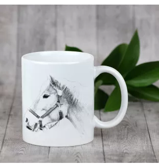 Haflinger - mug with a horse, mug with a photo, personalized gift from the Art-Dog brand