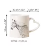 Haflinger Fohlen - cup with a dog, adorable cup with a heart-shaped handle, universal gift from the Art-Dog brand