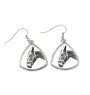 Hanovrien - boucles d'oreilles avec un cheval, boucles d'oreilles pendantes avec une image, bijoux personnalisés avec l'impression de la marque Art-Dog