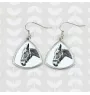 Hanoverian - earrings with a horse, hanging earrings with a picture, personalized jewelry with Art-Dog brand print